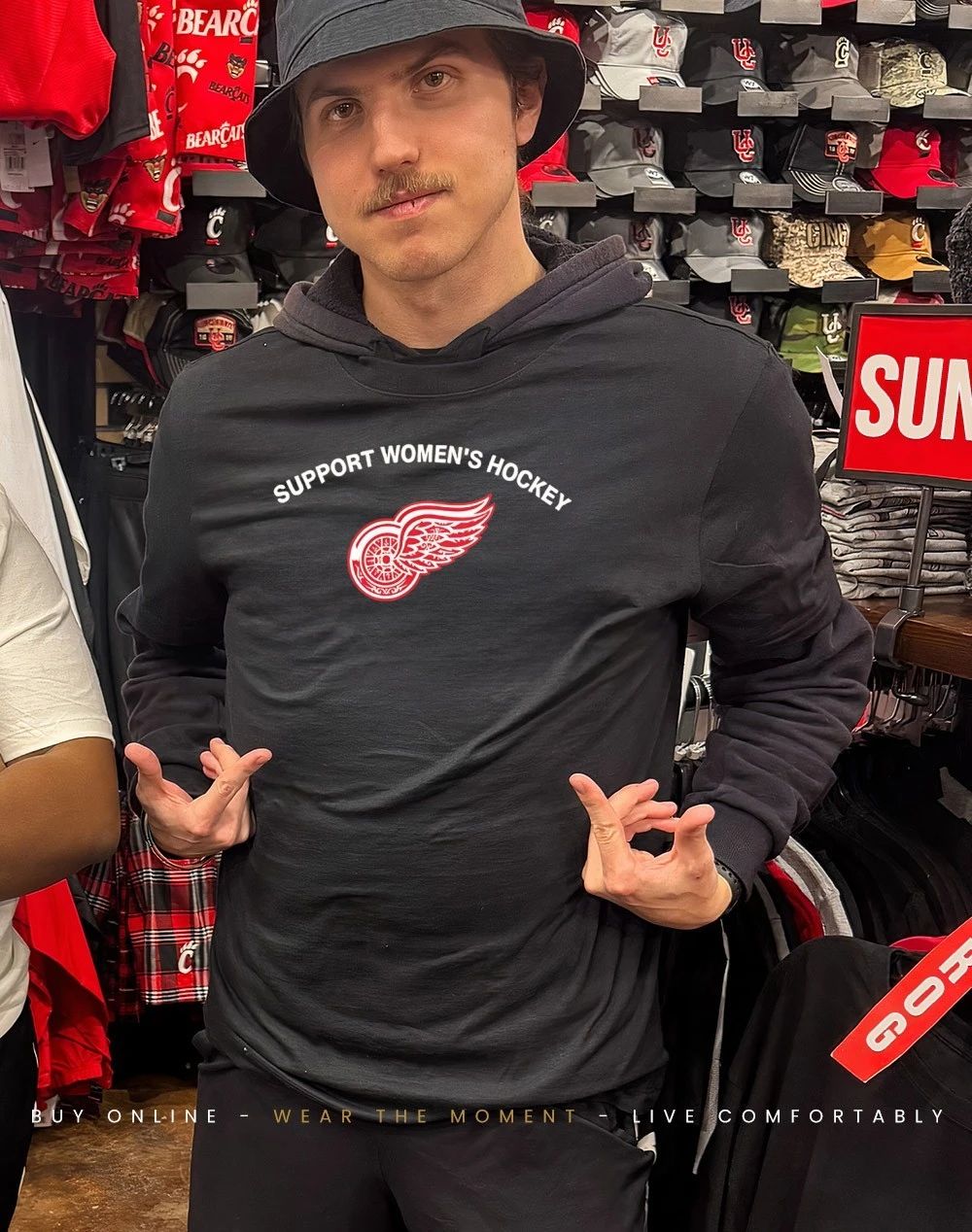 Detroit Red Wings Support women’s hockey shirt