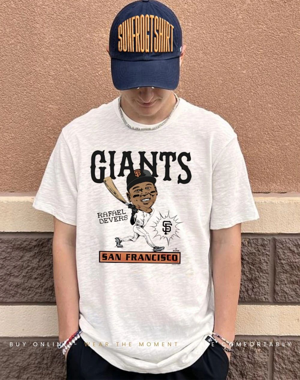 San Francisco Giants Rafael Devers signature caricature shirt