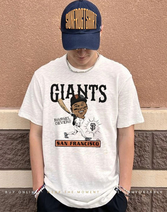 San Francisco Giants Rafael Devers signature caricature shirt