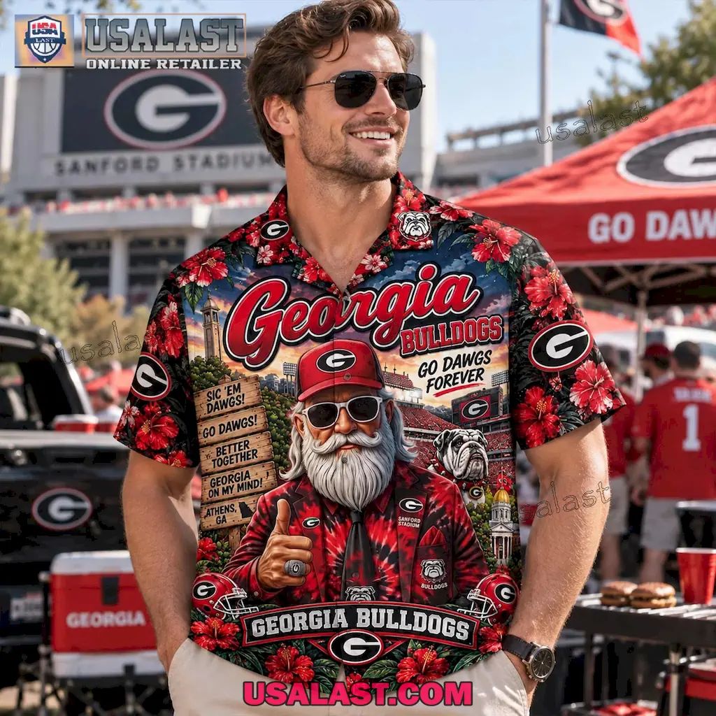 Georgia Bulldogs Go Dawgs Forever Premium Hawaiian Shirt