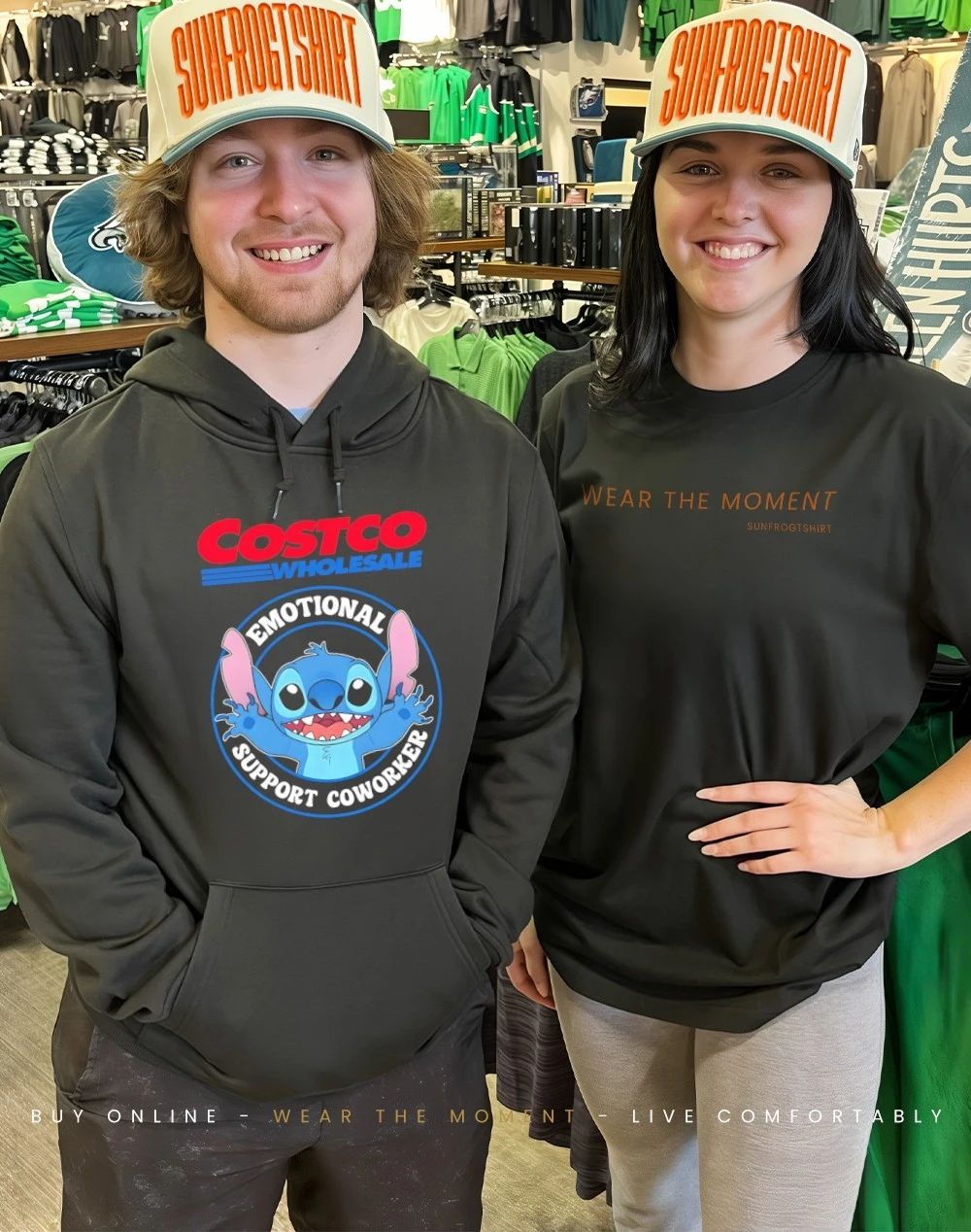 Costco emotional support coworker Bluey shirt
