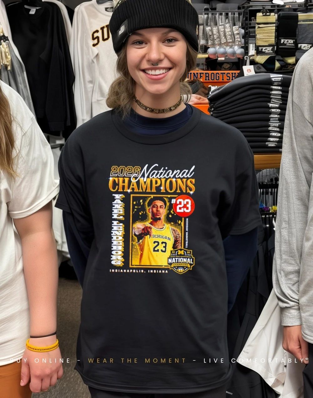 Yaxel Lendeborg Michigan Wolverines 2026 Men’s Basketball National Champions shirt