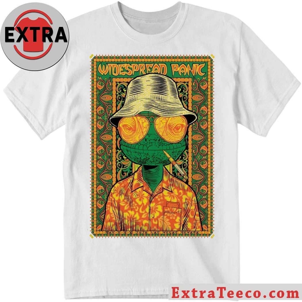 Widespread Panic In Las Vegas NV On May 8-10 2026 Poster Shirt