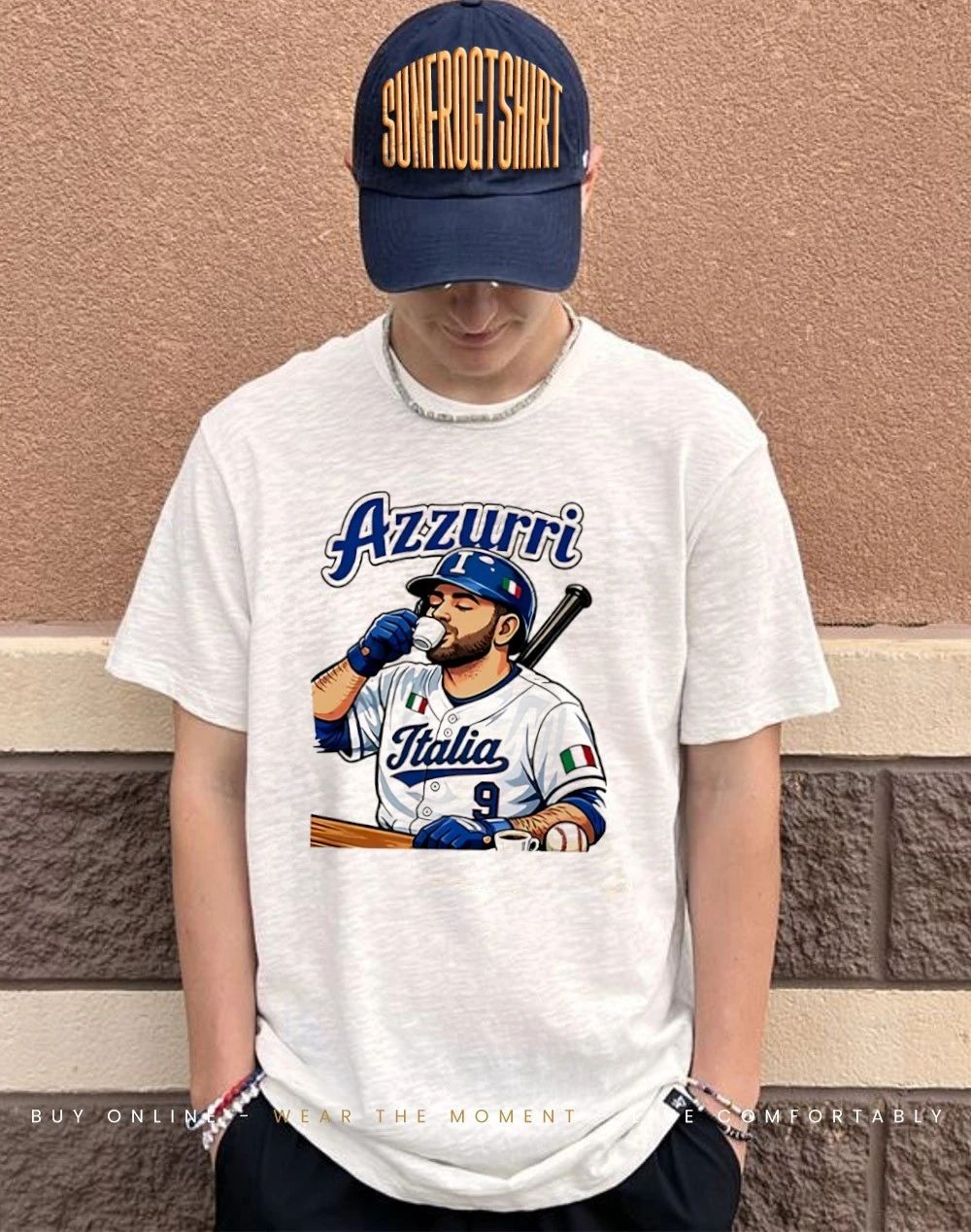 Italia WBC Baseball Azzurri Vinnie Pasquantino 2026 shirt