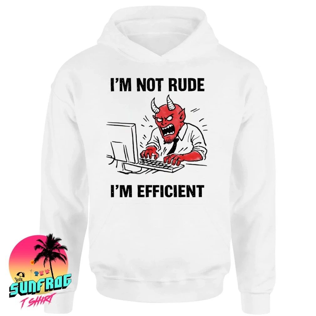 Devil officer I’m not rude I’m efficient shirt