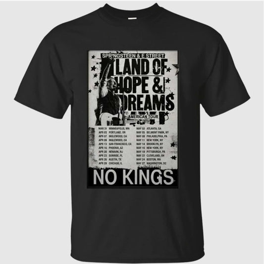 Springsteen E Street Band May 5 2026 American Tour No Kings Shirt