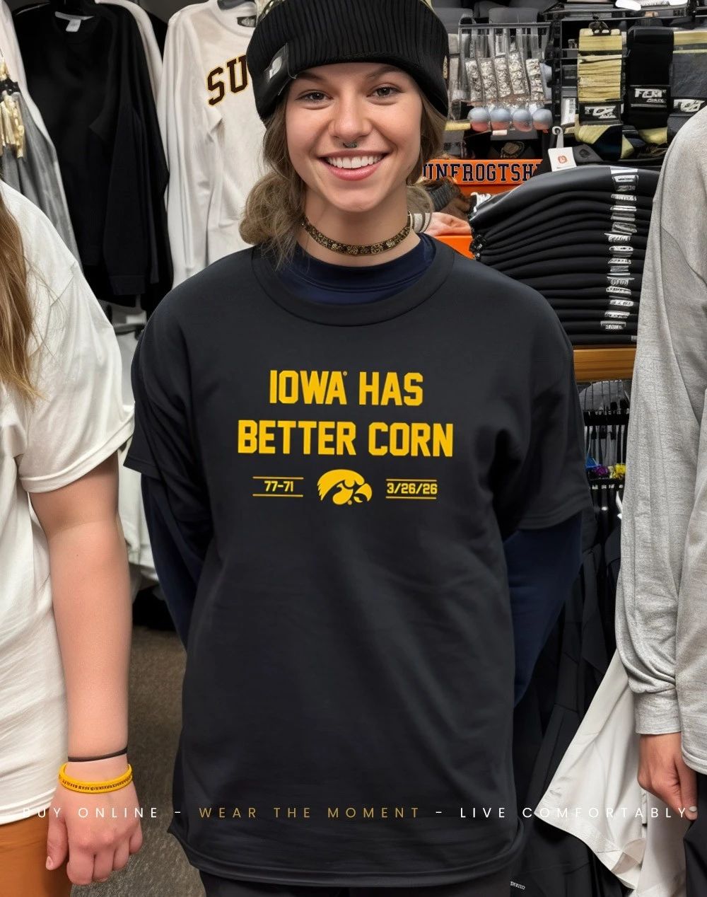 Iowa Basketball 2026 Iowa Has Better Corn 77-71 score shirt