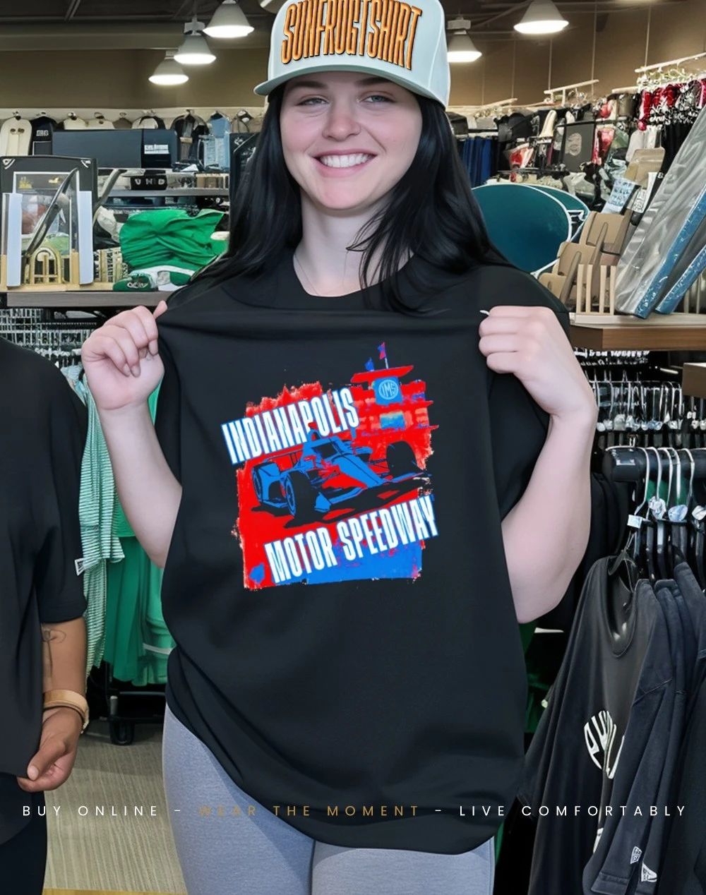 Indianapolis Motor Speedway Youth Splat Art graphic shirt