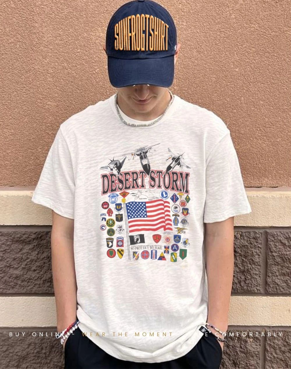 USA Operation Desert Storm so proudly we hail shirt