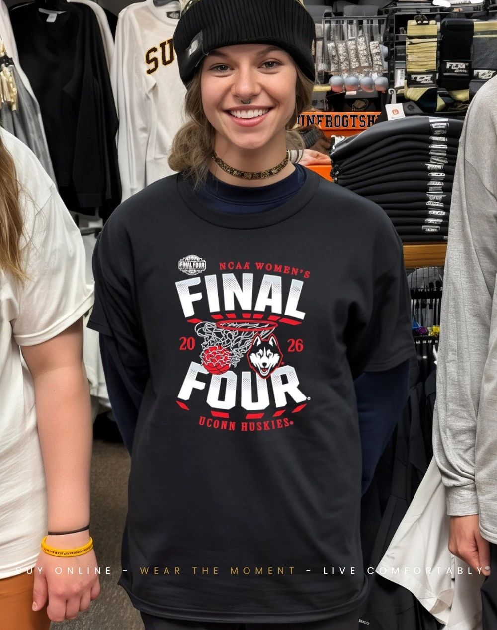 UConn Women’s Basketball 2026 Final Four March Madness Hoop shirt