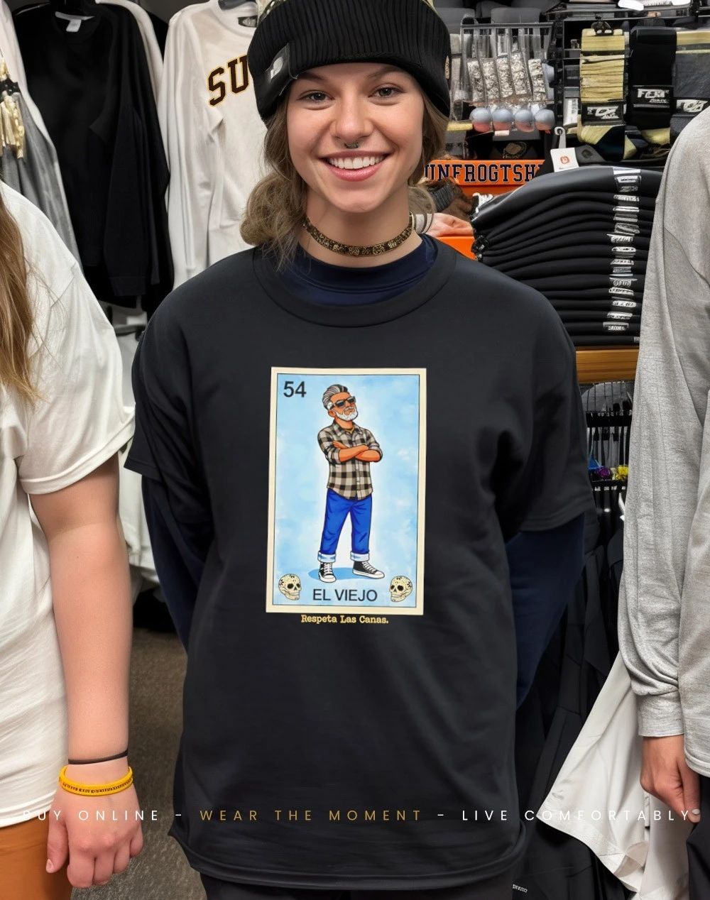 El Viejo Loteria Respeta Las Canas Card shirt