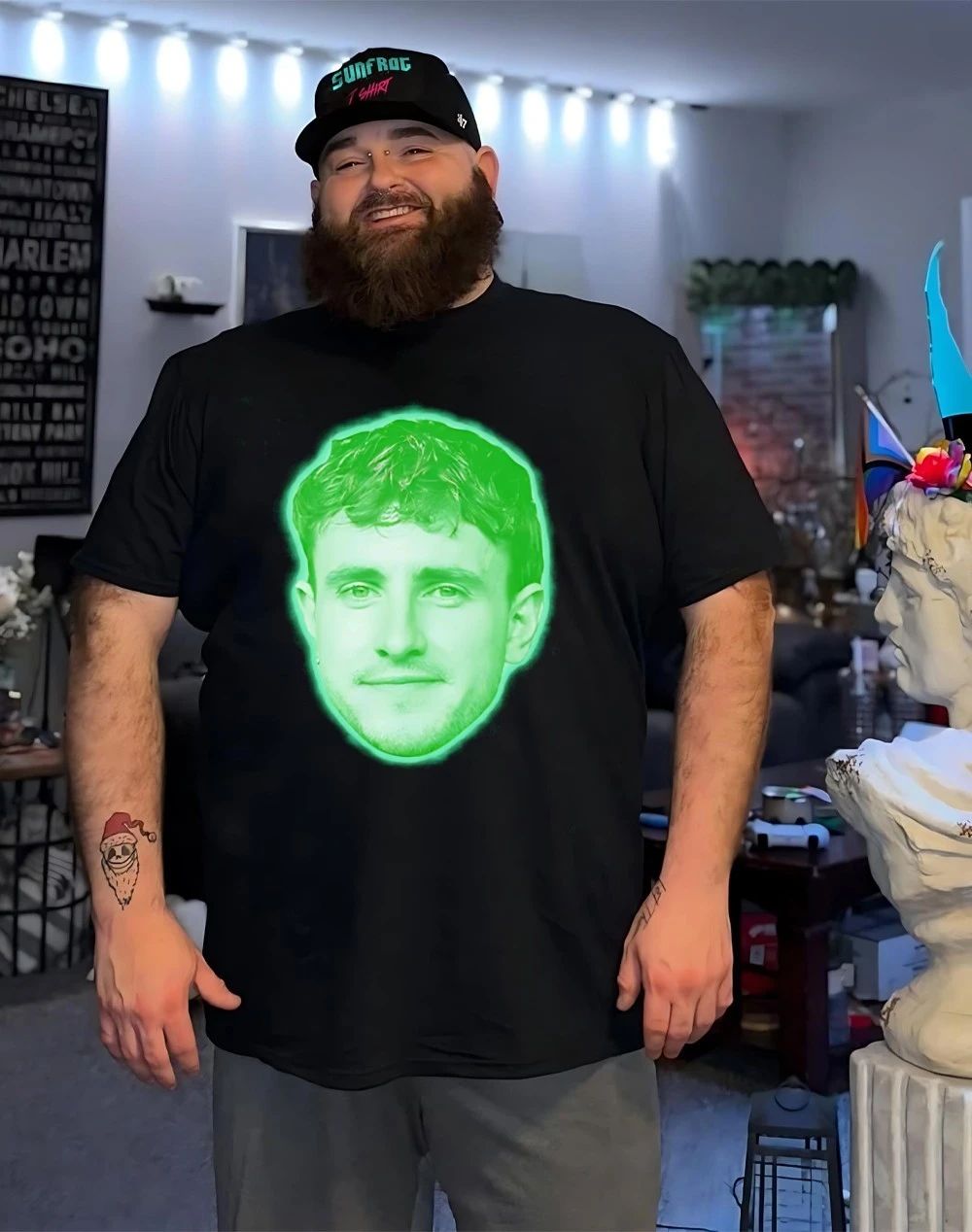 Paul Mescal Irish St Patrick’s Day 2026 Big Head shirt