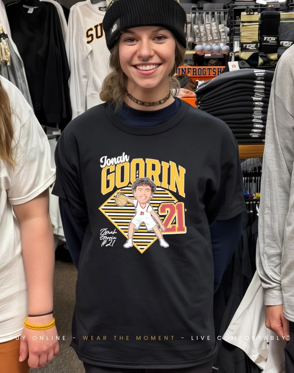 Jonah Goorin USC Trojans caricature 2026 shirt
