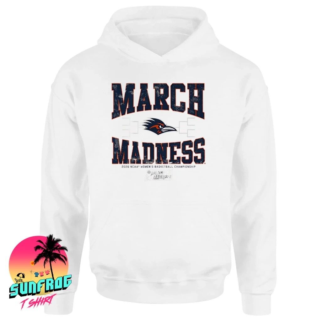 UTSA Roadrunners WBB 2026 March Madness logo shirt