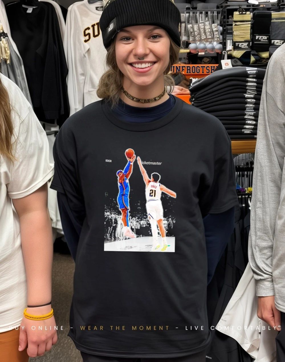 Shai Gilgeous-Alexander OKC Thunder vs Jones 21 graphic shirt
