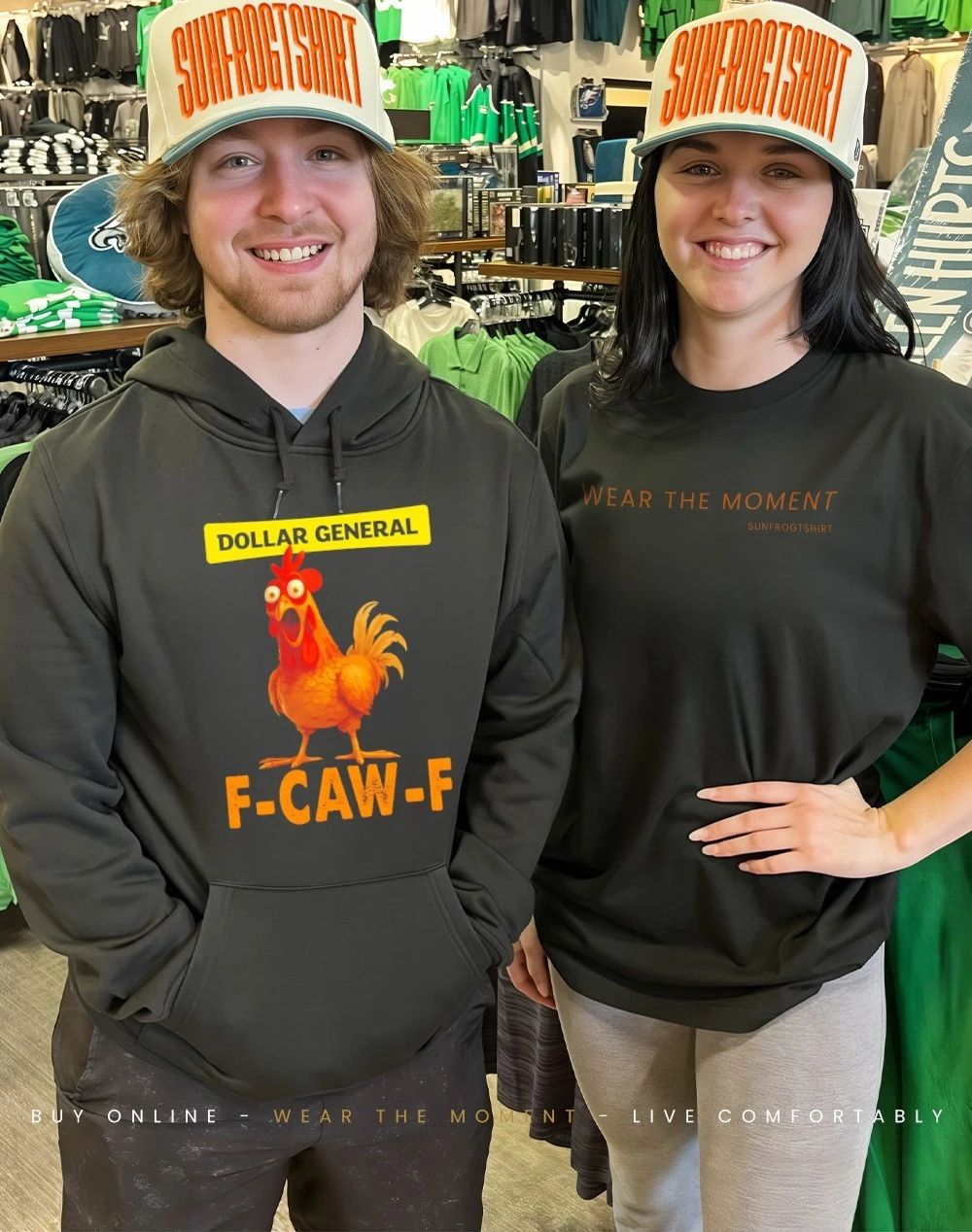 Dollar General F-CAW-F Chicken funny shirt