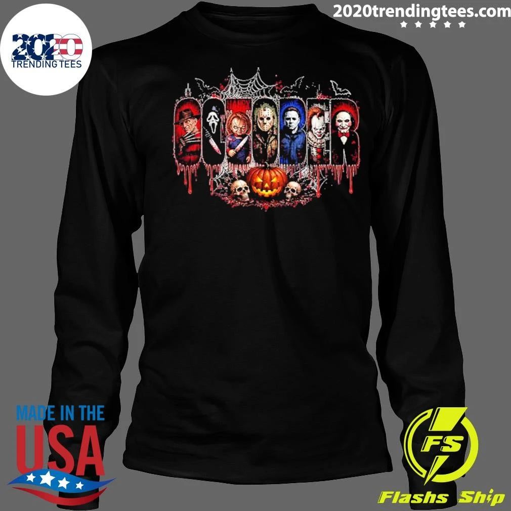 Slashers of October Halloween Shirt