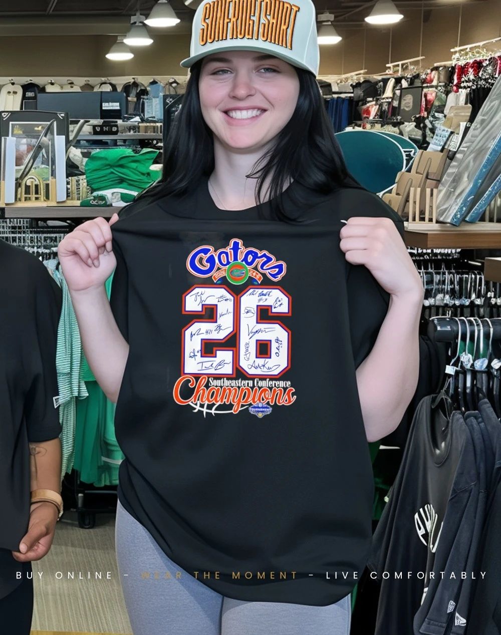 Florida Gatos 2026 Southeastern Conference Champions 24-6 signatures shirt