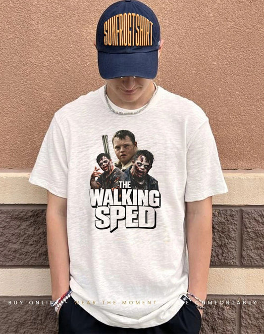 The Walking Sped down graphic shirt