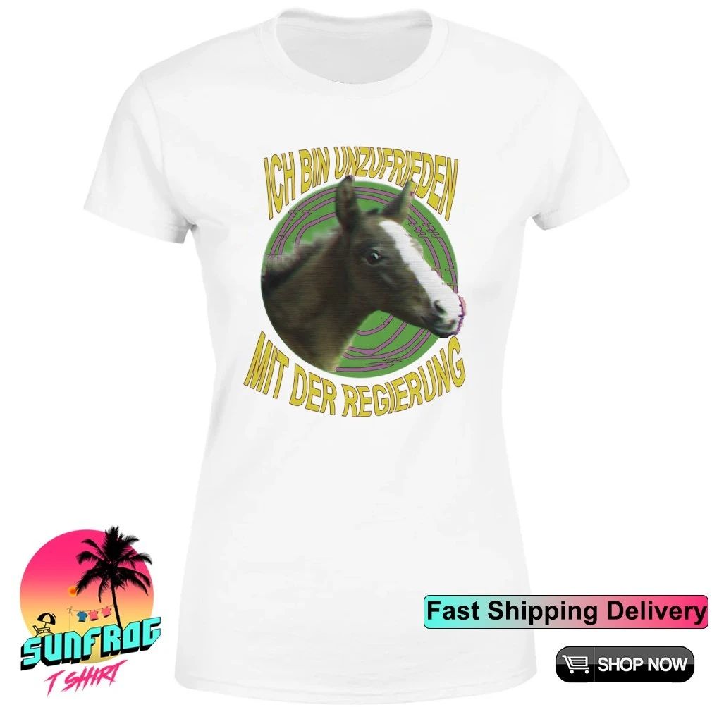 Ich bin unzufrieden mit der regierung horse shirt