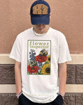 Bee flower inspector graphic shirt