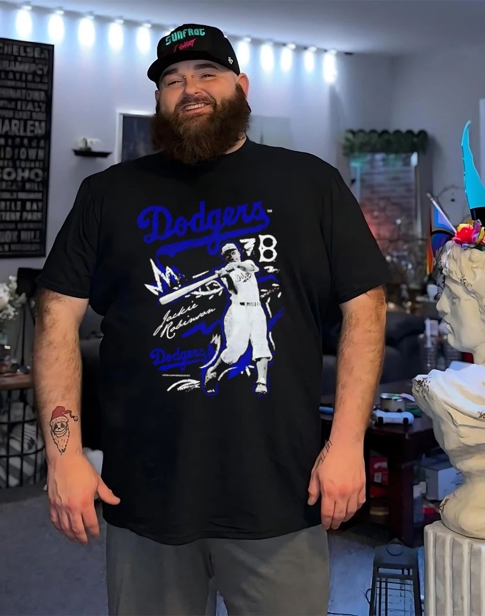 Jackie Robinson Brooklyn Dodgers Chalked Up Player shirt