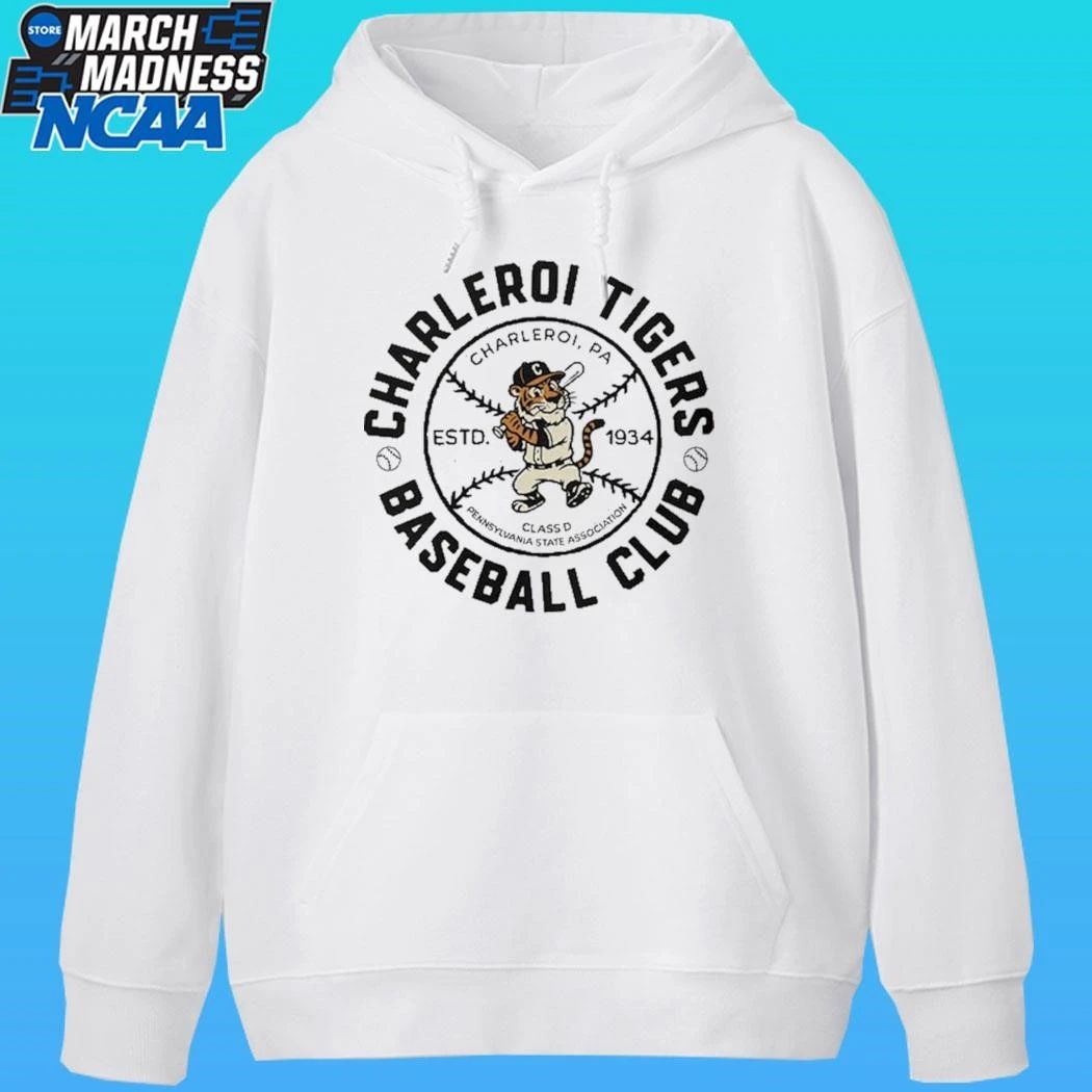Charleroi Tigers Baseball Club Estd 1934 Shirt