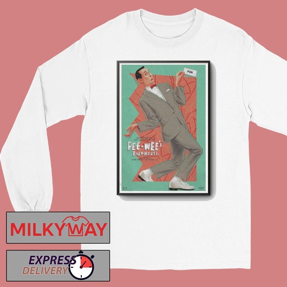 POSTER Pee-wee’s Playhouse Tour May 04 2026 Los Angeles, CA shirt