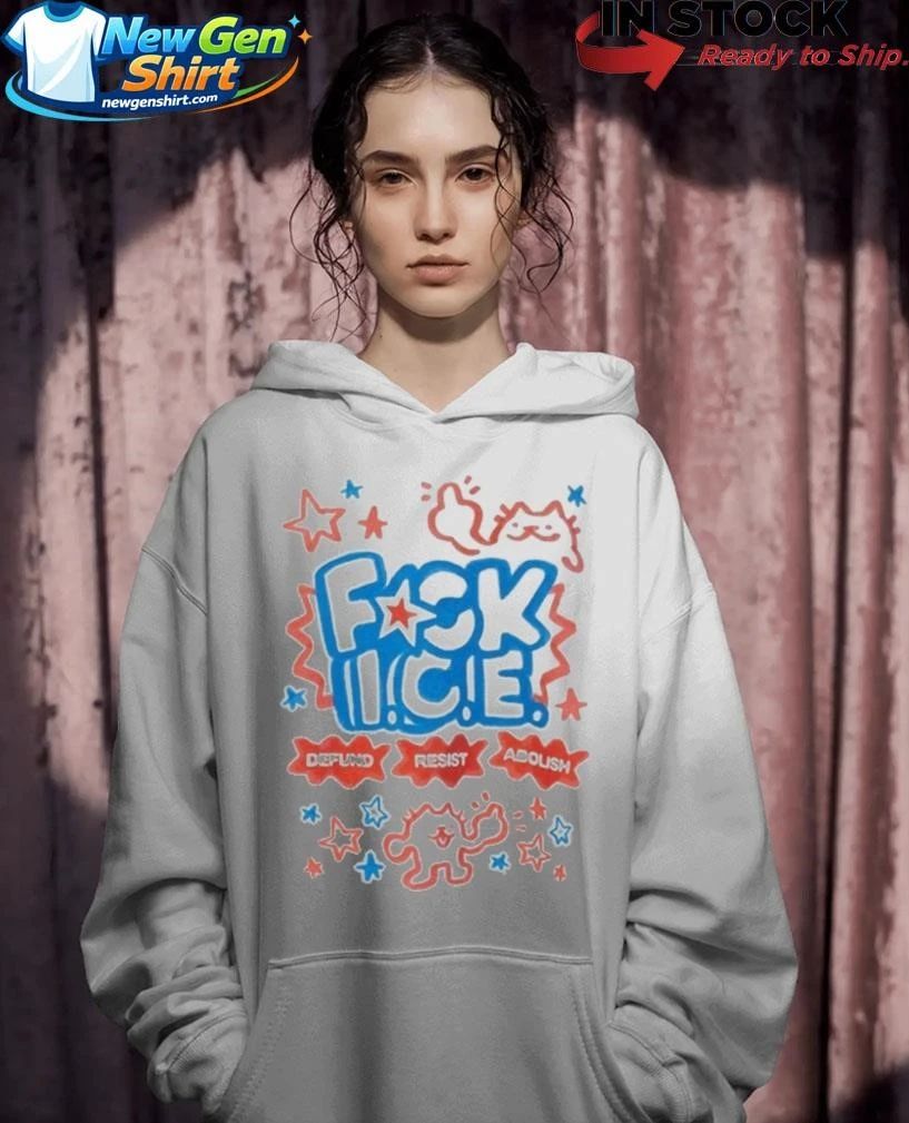 Cat Abolish Ice Defund Resist Protest Shirt