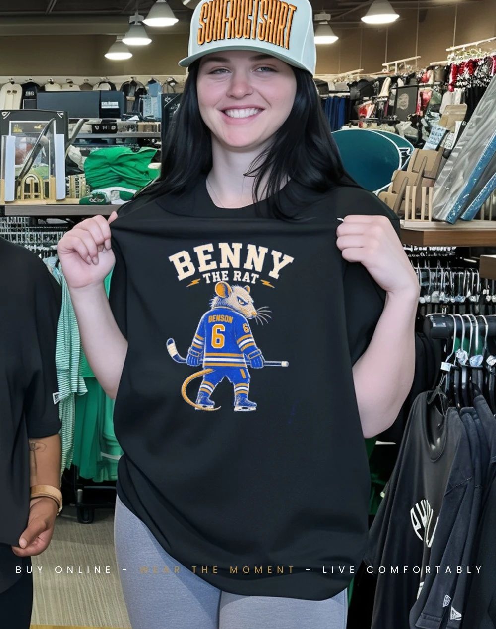 Buffalo Sabres Zach Benson Benny The Rat shirt