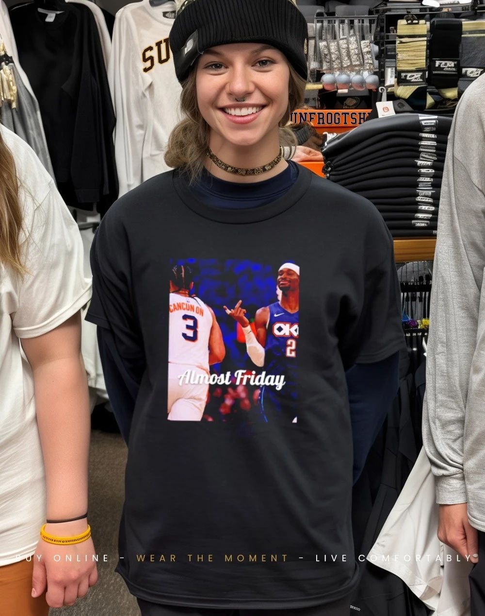 Almost Friday Ball Baseball Shai Gilgeous Alexander vs Cancun on shirt