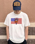 Patriotic Gooney Bird American Flag Shirt