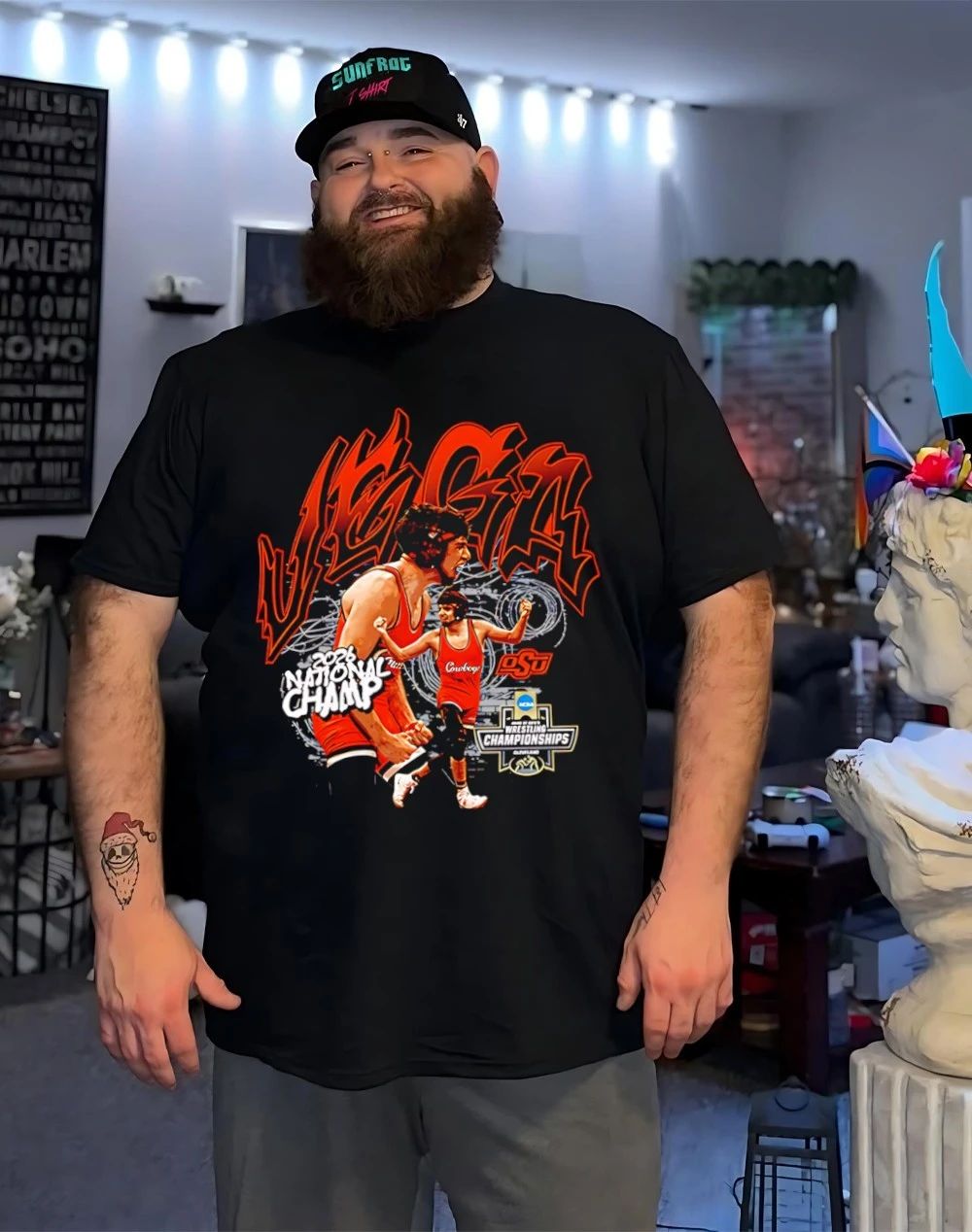 Sergio Vega Oklahoma State Wrestling NCAA 2026 National Champ shirt