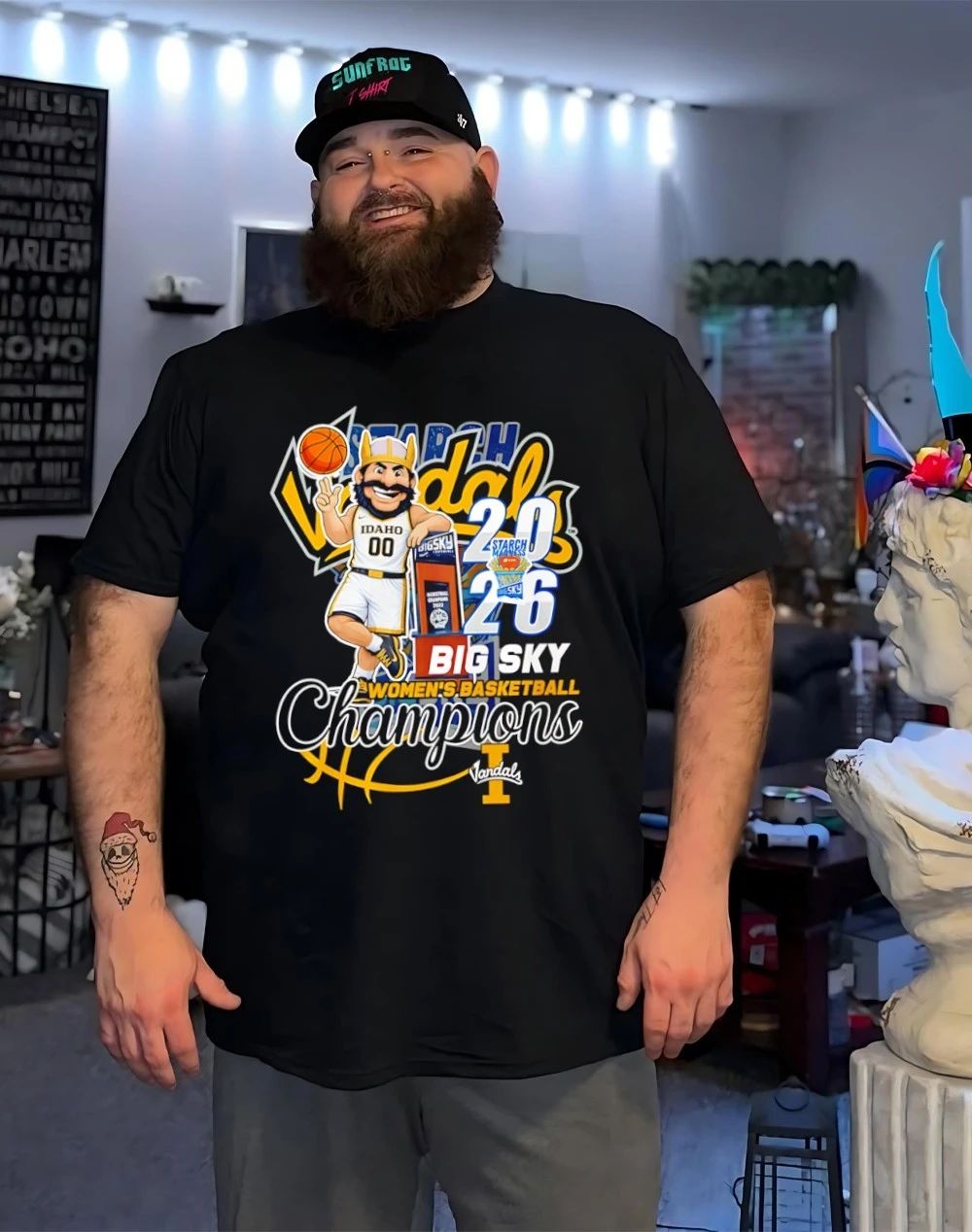 Idaho Vandals Big Sky Men’s Basketball Champions 2026 mascot shirt