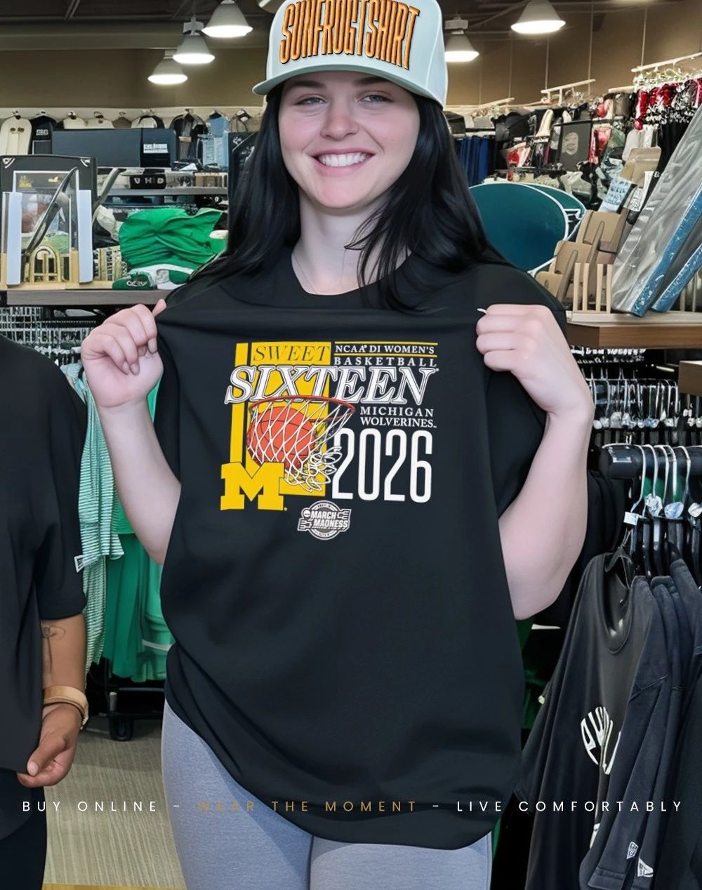 Michigan Wolverines NCAA DI Women’s Basketball Sixteen 2026 shirt