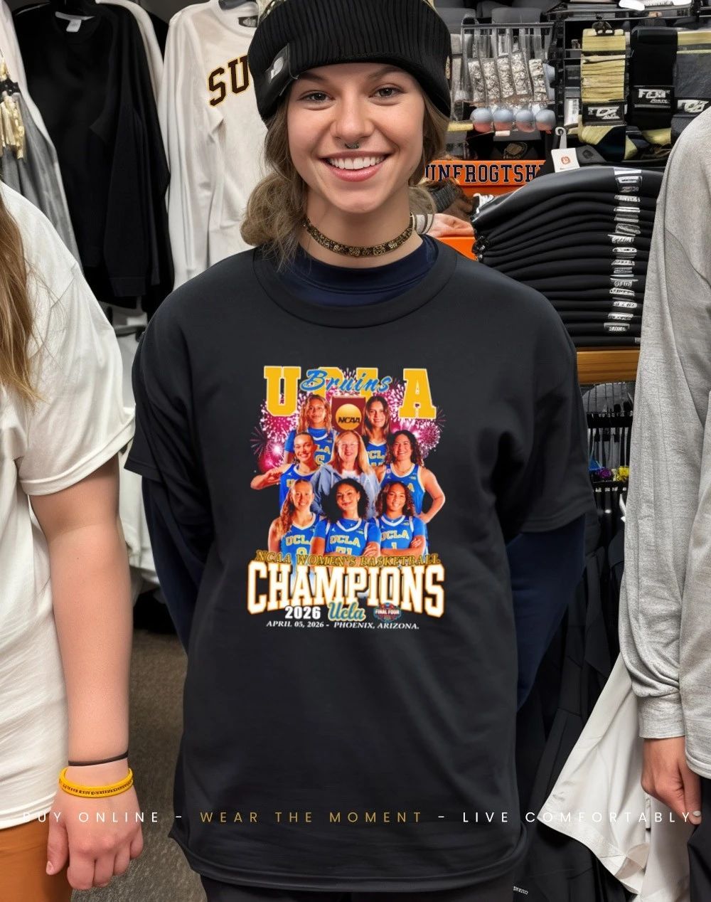 UCLA Bruins 2026 Women’s Basketball National Champions all team shirt