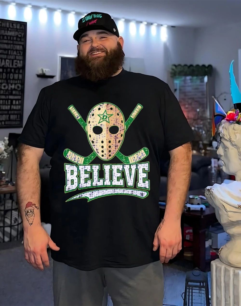 Dallas Stars Believe Mask shirt
