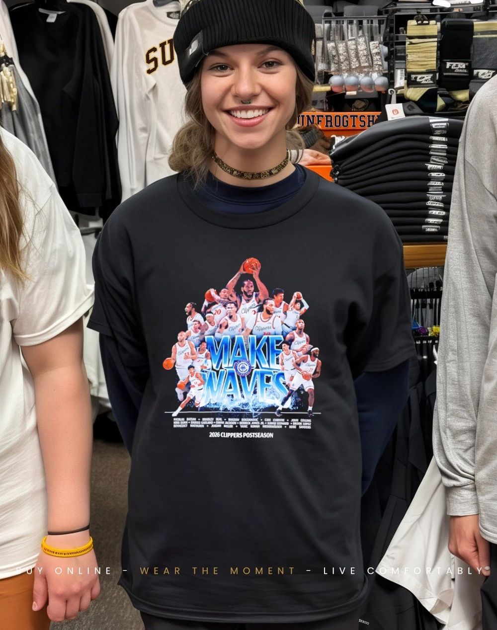 LA Clippers 2026 NBA Postseason Make Waves shirt