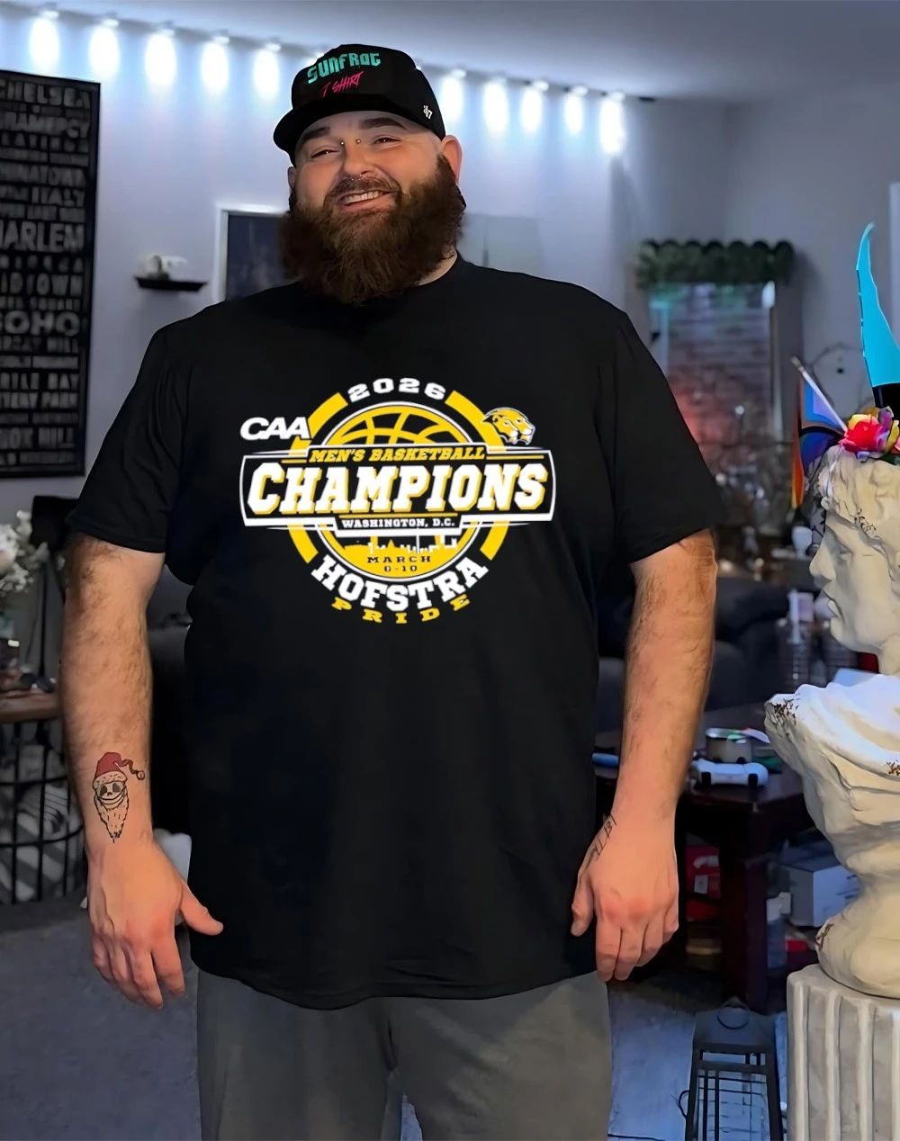 Hofstra Pride 2026 CAA Men’s Basketball Tournament Champions shirt