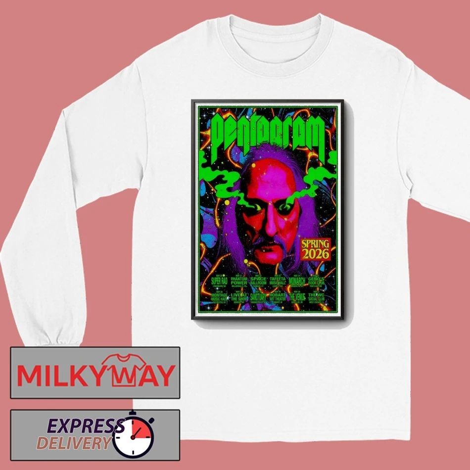 Pentagram Spring Tour 2026 Poster shirt
