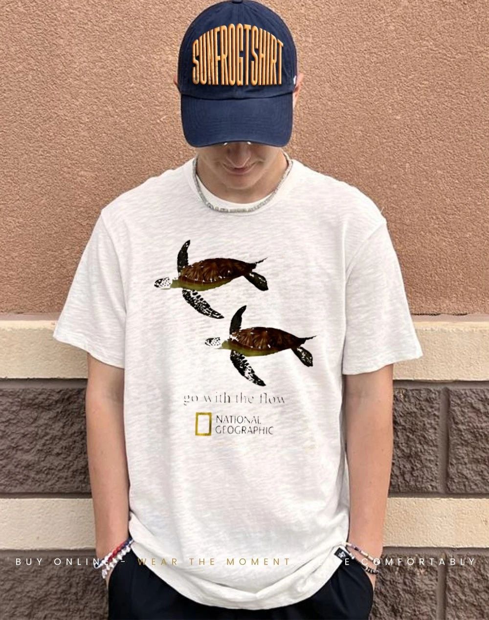 Sea Turtle National Geographic go with the flow shirt