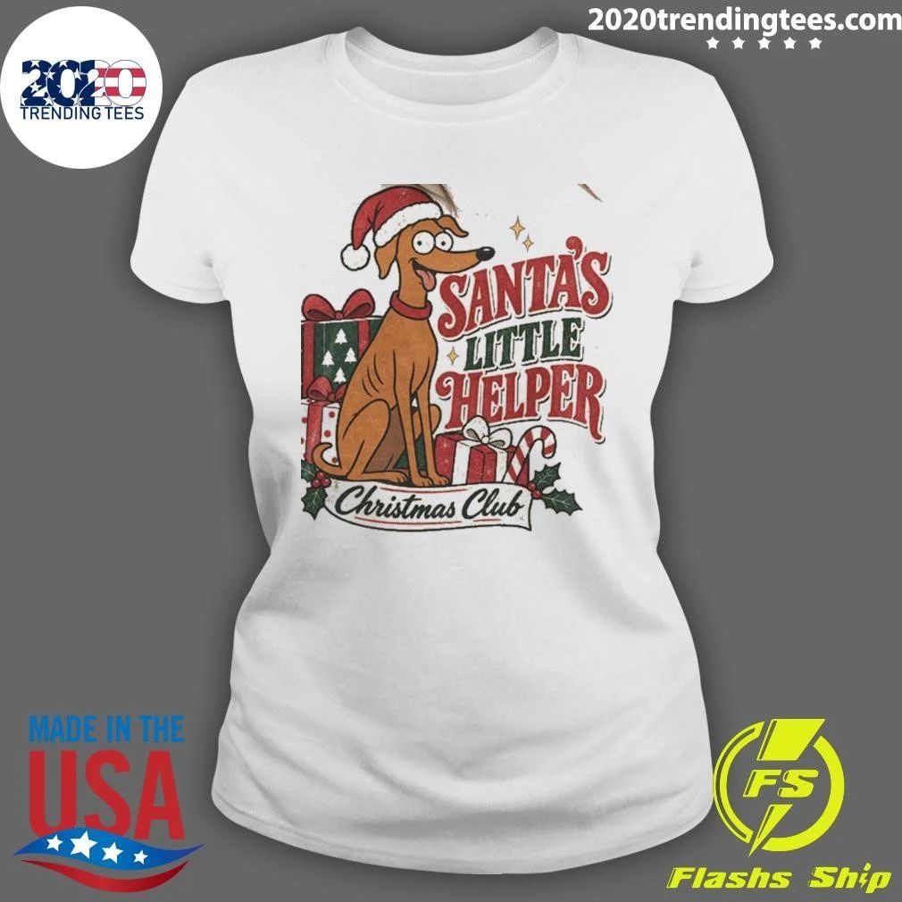 Santa’s Little Helper Christmas Dog Shirt