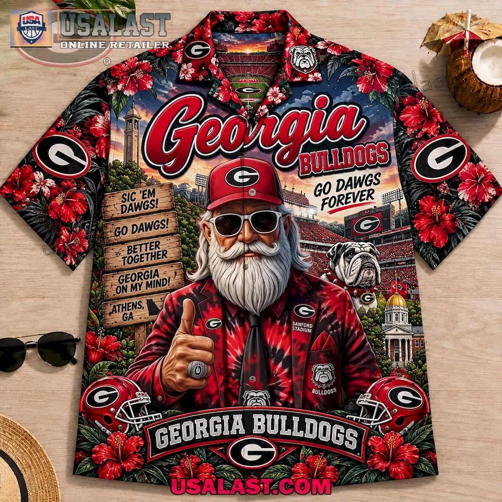 Georgia Bulldogs Go Dawgs Forever Premium Hawaiian Shirt