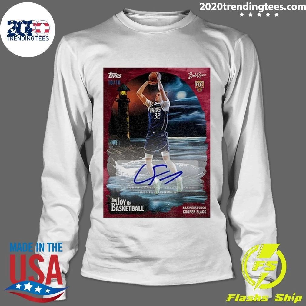 Mavericks Cooper Flagg The Joy Of Basketball Card Shirt