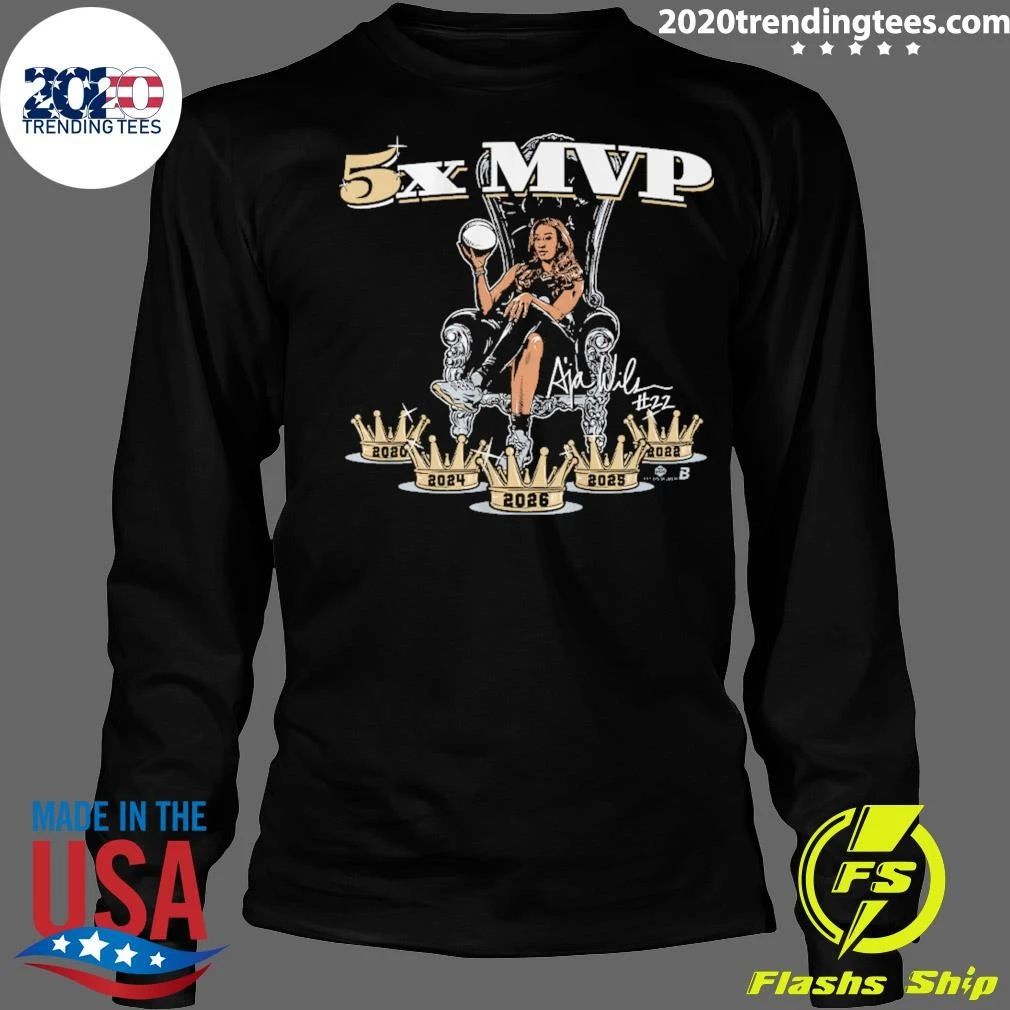 A’ja Wilson 5x MVP Shirt
