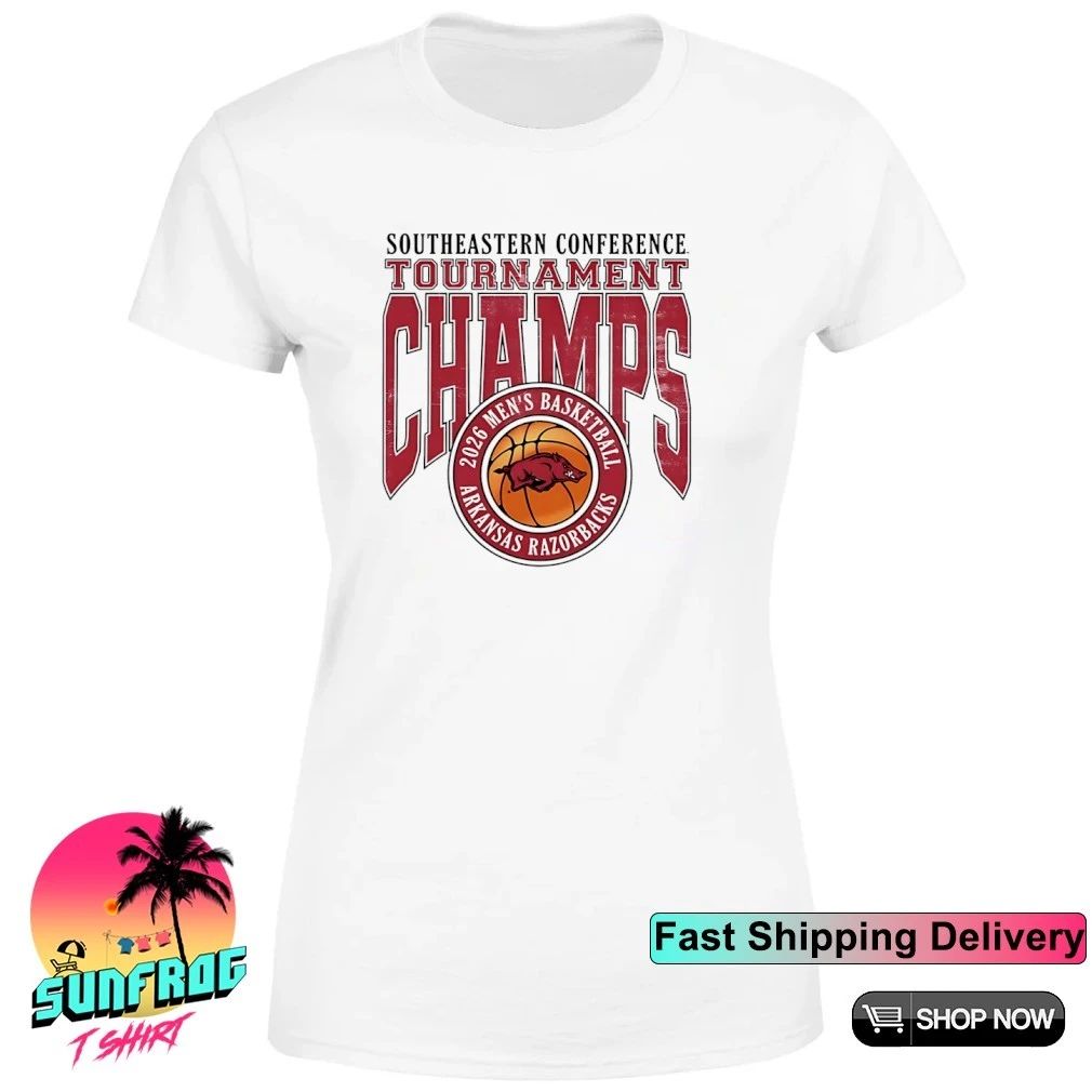 Arkansas Razorbacks Men’s Basketball 2026 SEC Tournament Champions shirt