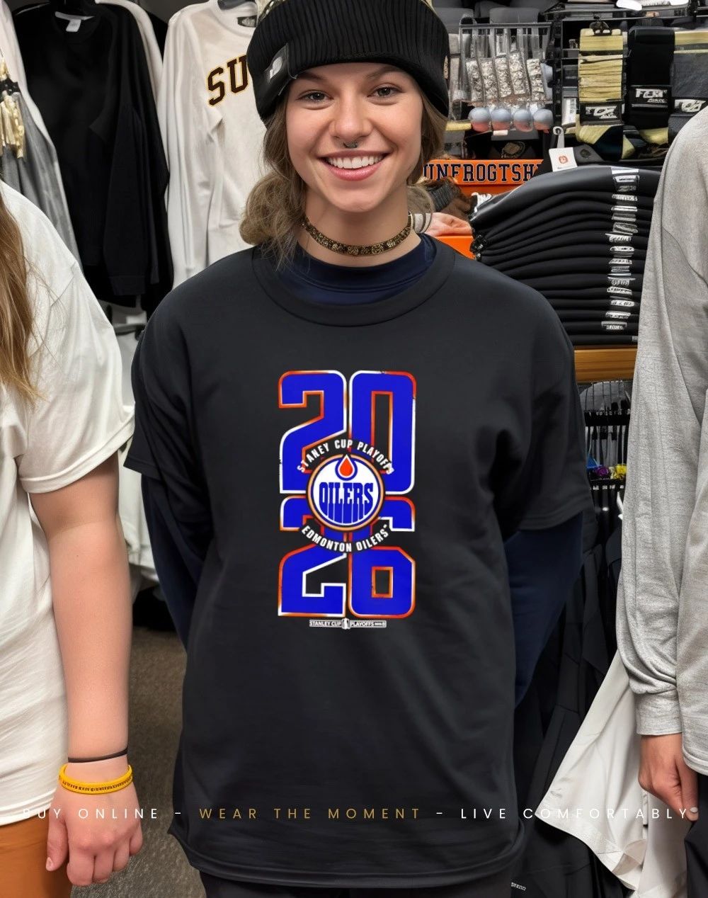 Edmonton Oilers Youth 2026 Stanley Cup Playoffs Participant shirt