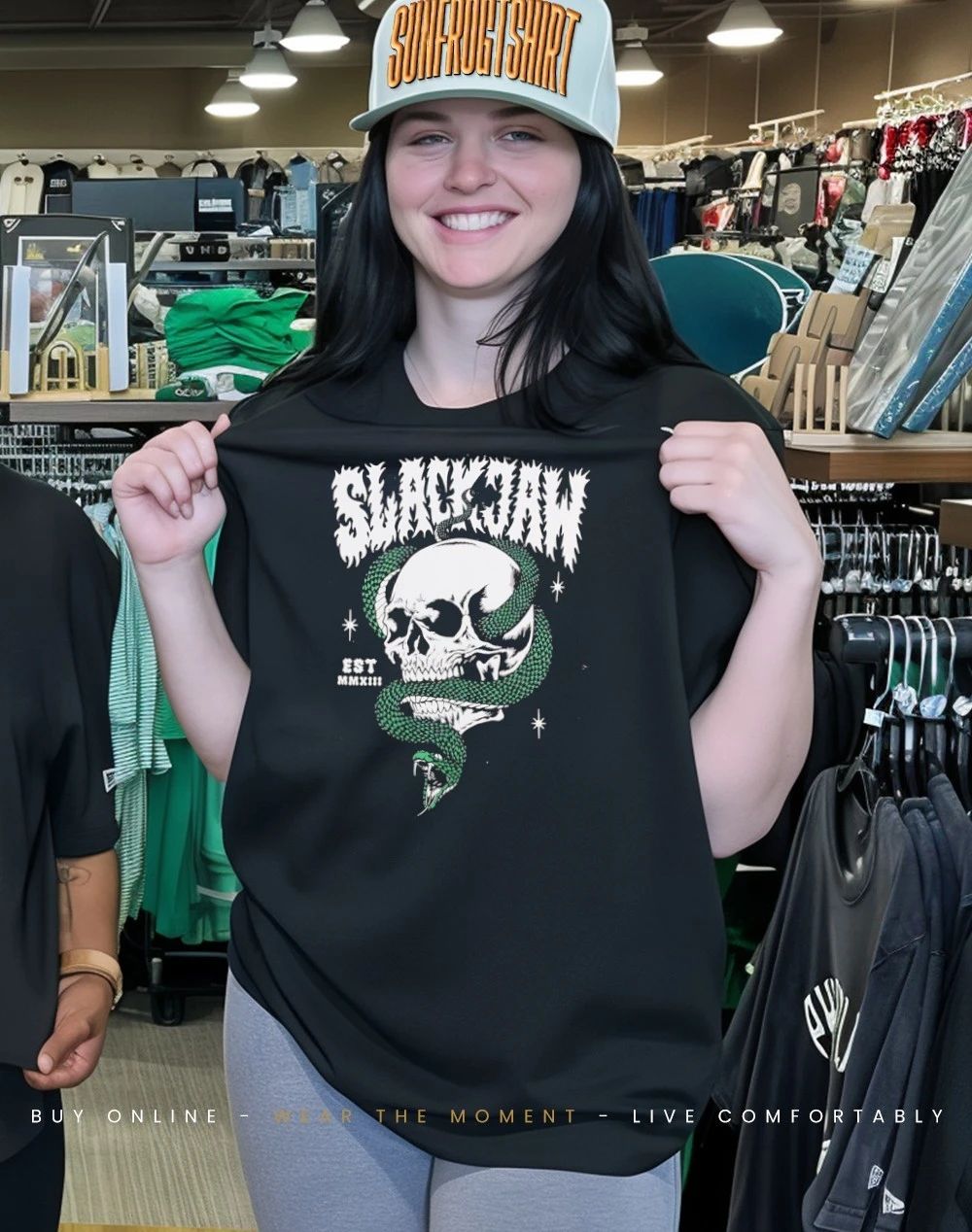 Slackjaw snakeskull est 2013 shirt