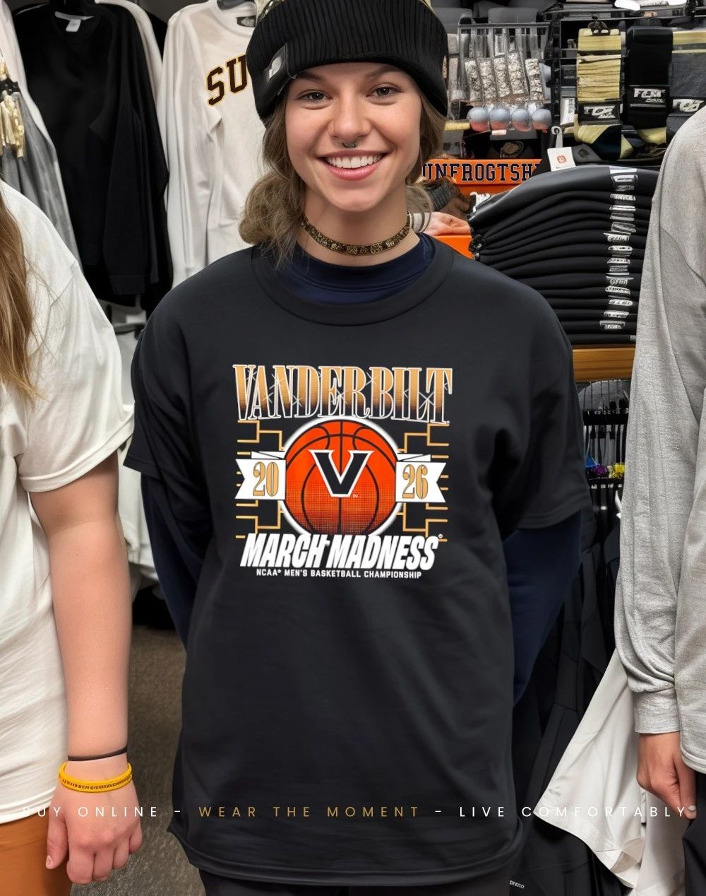 Vanderbilt Commodores MBB 2026 March Madness logo shirt