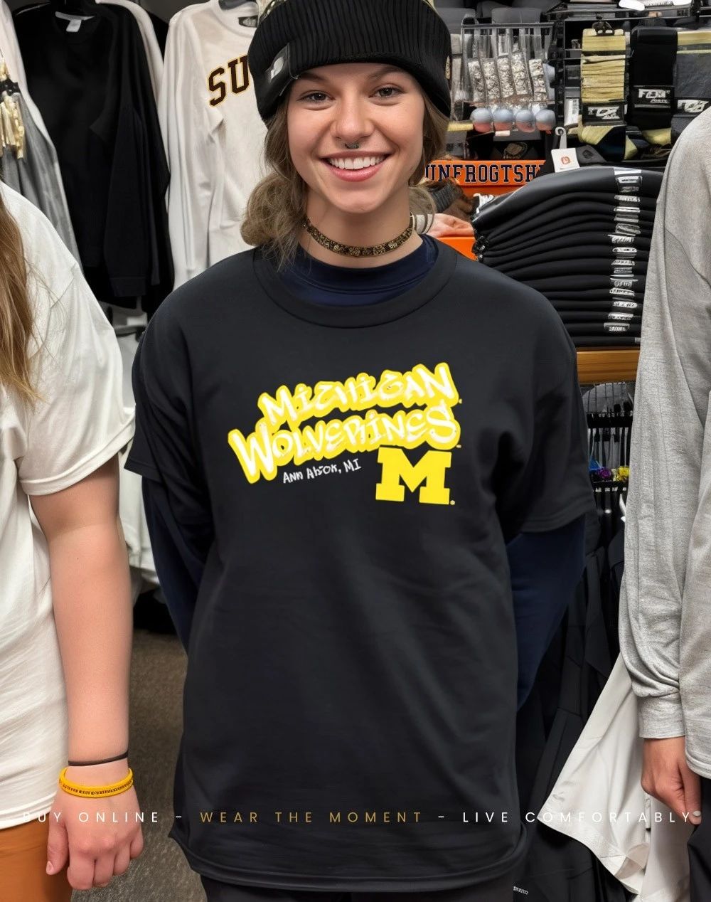Michigan Wolverines 2026 Final Four Ann Abiok MI paint shirt